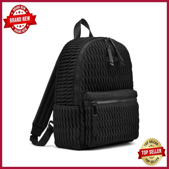 Leather Backpack with Adjustable Straps, 23L Capacity, Day-to-Night Style